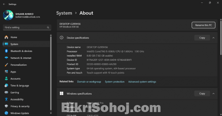 HP ELITEBOOK 830 G6 TOUCH DISPLAY